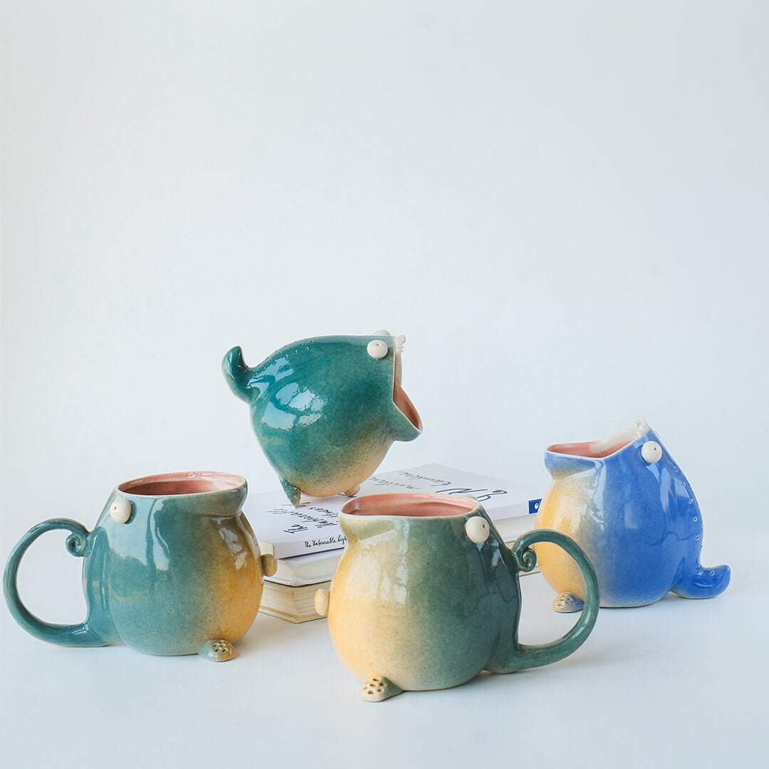 Versatile ceramic pen holder for different uses