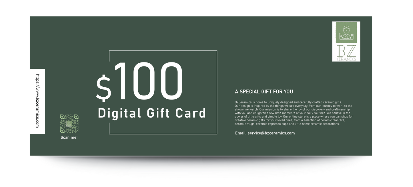BZ Ceramics Gift Cards