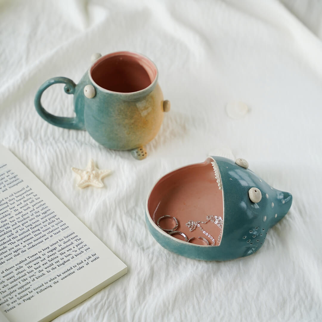 Noah – The Ocean Friend Trinket Dish | Spoon Rest, Jewelry Tray, Key Bowl