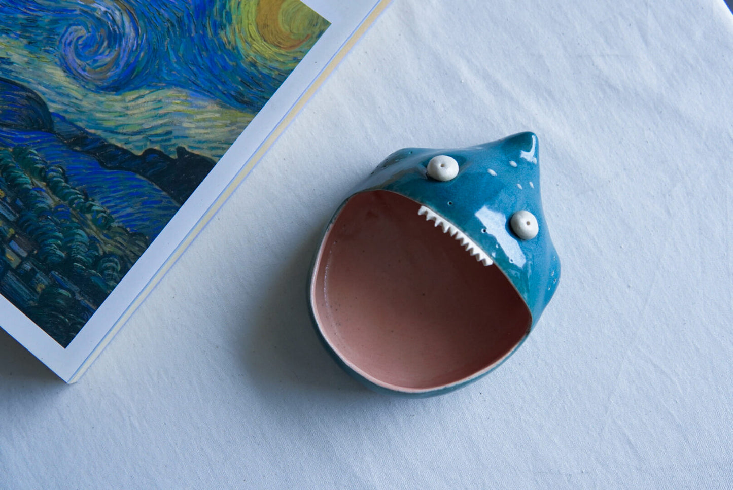 Trinket Dish Handmade, Desk Organizer, Ceramic Condiment Bowl Gift Set