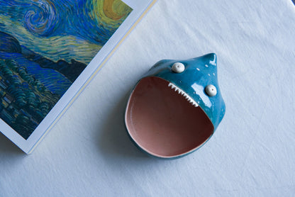 Trinket Dish Handmade, Desk Organizer, Ceramic Condiment Bowl Gift Set