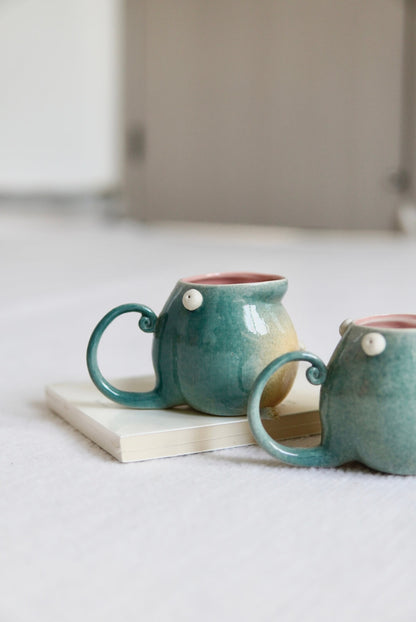 Milo the Mugosaur – Handmade Ceramic Mug | Coffee & Tea Cup, 220 ml