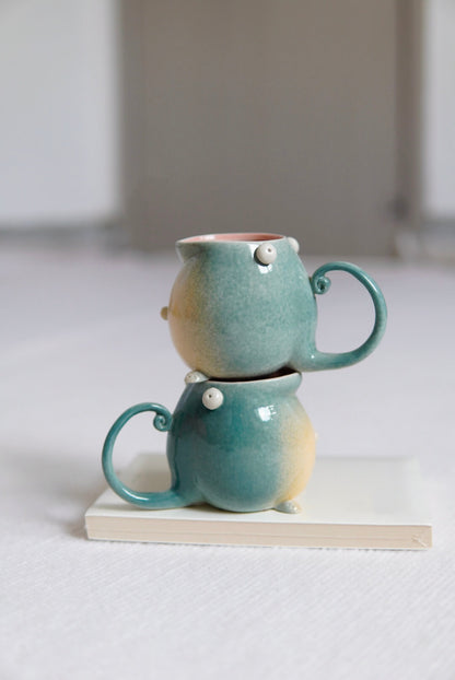 Milo the Mugosaur – Handmade Ceramic Mug | Coffee & Tea Cup, 220 ml