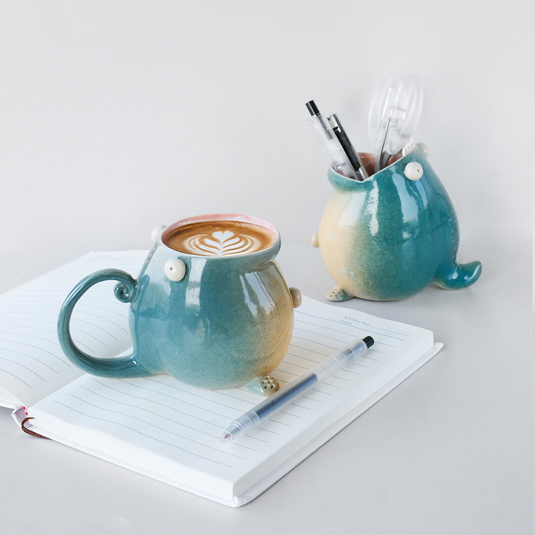 Toothbrush holder used in bathroom sink area 