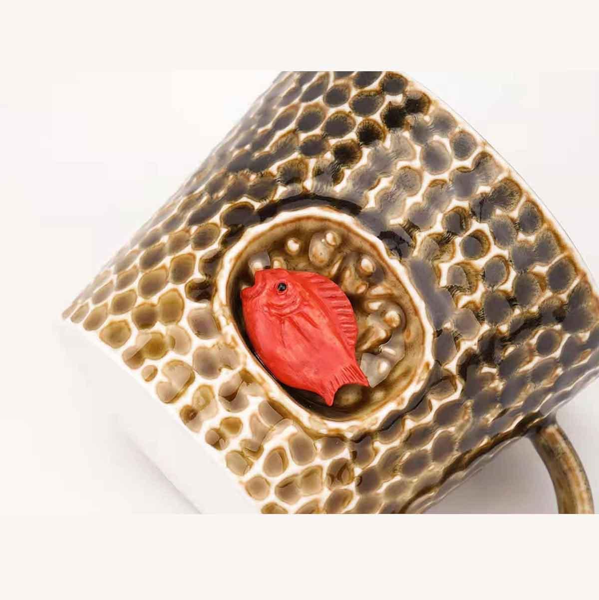 Handmade Ceramic Fish Cup - 618 Clayhouse