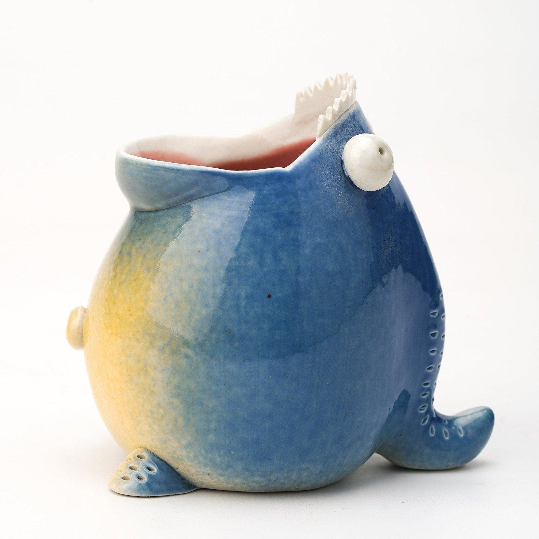 Handmade Ceramic Planter | Salt Cellar - 618 Clayhouse