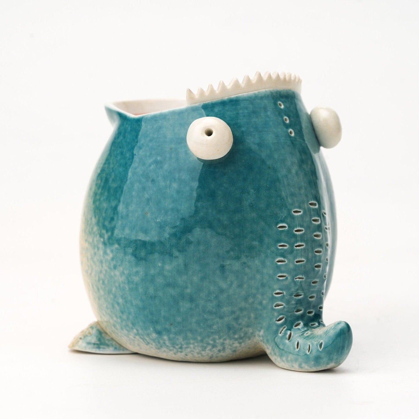 Handmade Ceramic Planter | Salt Cellar - 618 Clayhouse