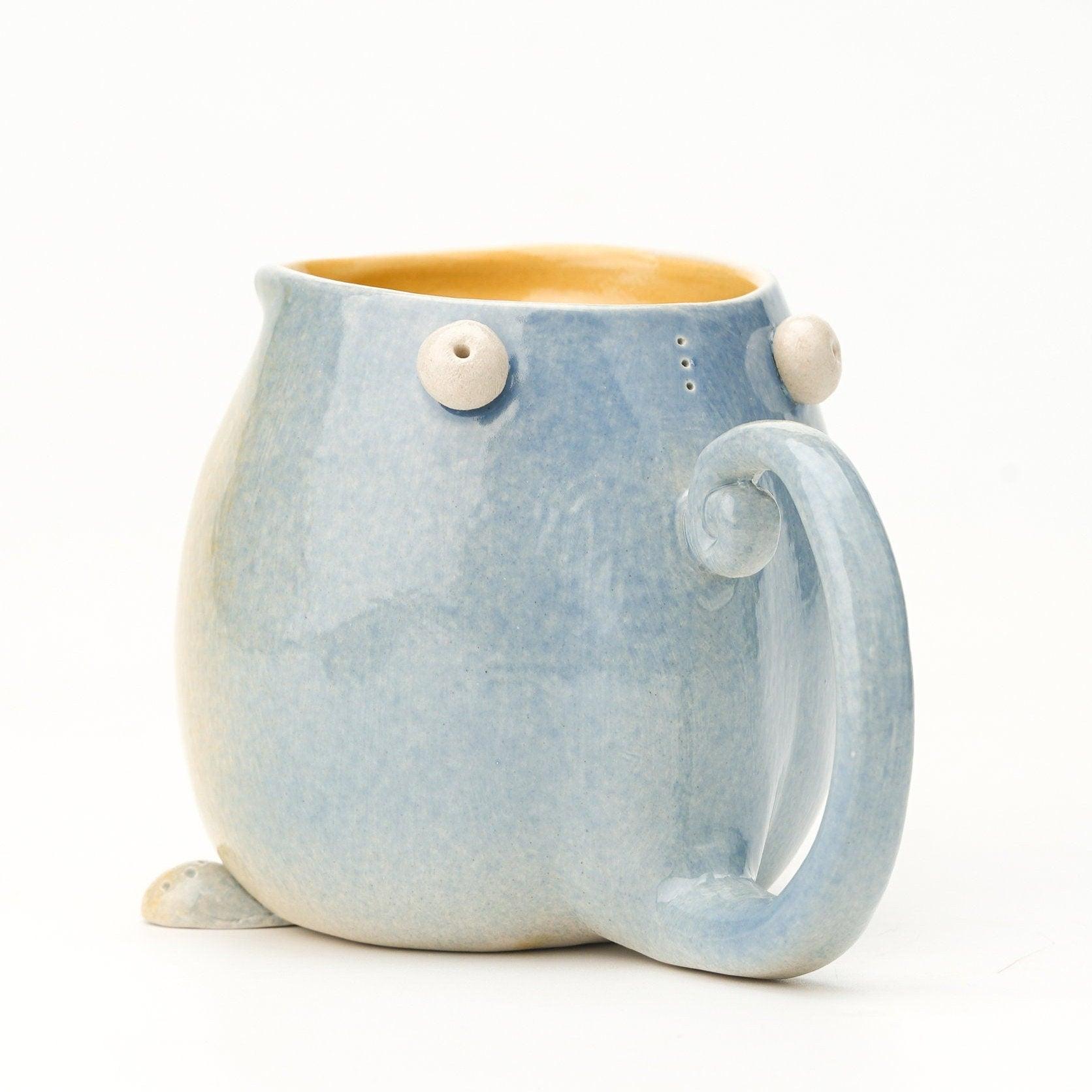 Handmade Ceramic Monster Mug - 618 Clayhouse