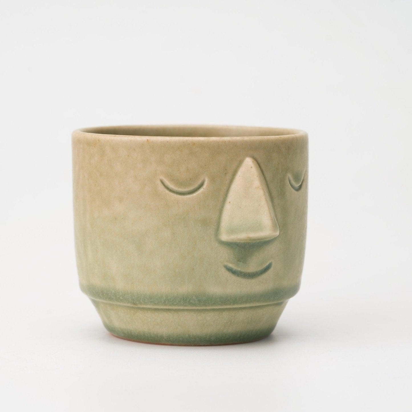 Large Coffee Face Mug, Handmade Ceramic Mug, Ceramic Espresso Cup - 618 Clayhouse