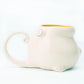 Handmade White Monster Mug - 618 Clayhouse